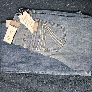 7 For All Mankind Blue Flare Wide Leg Jeans Size 23 New WithTags